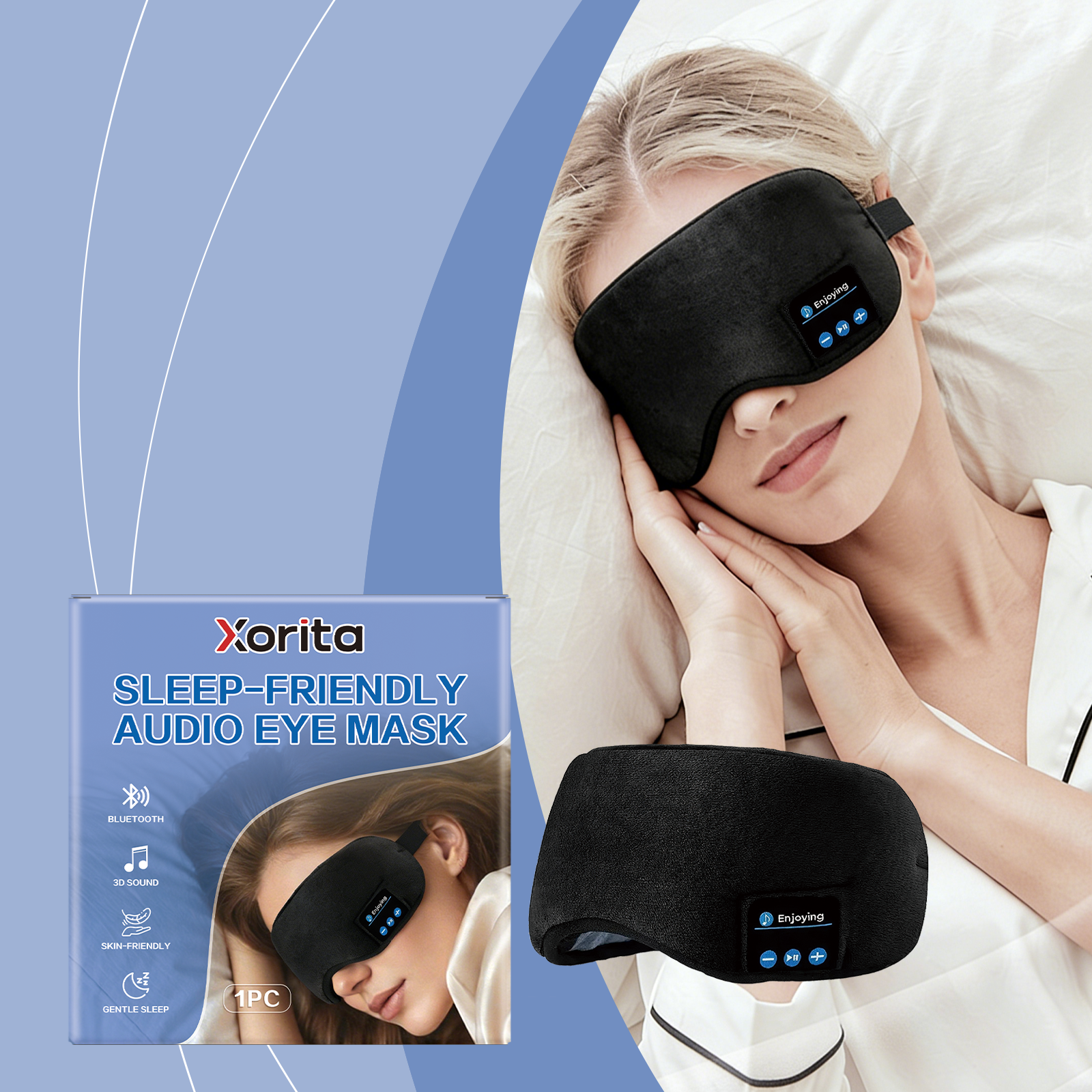 Soft Audio Sleep Eye Mask