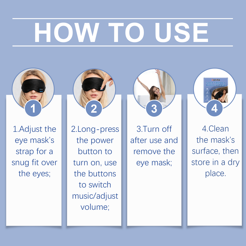 Soft Audio Sleep Eye Mask
