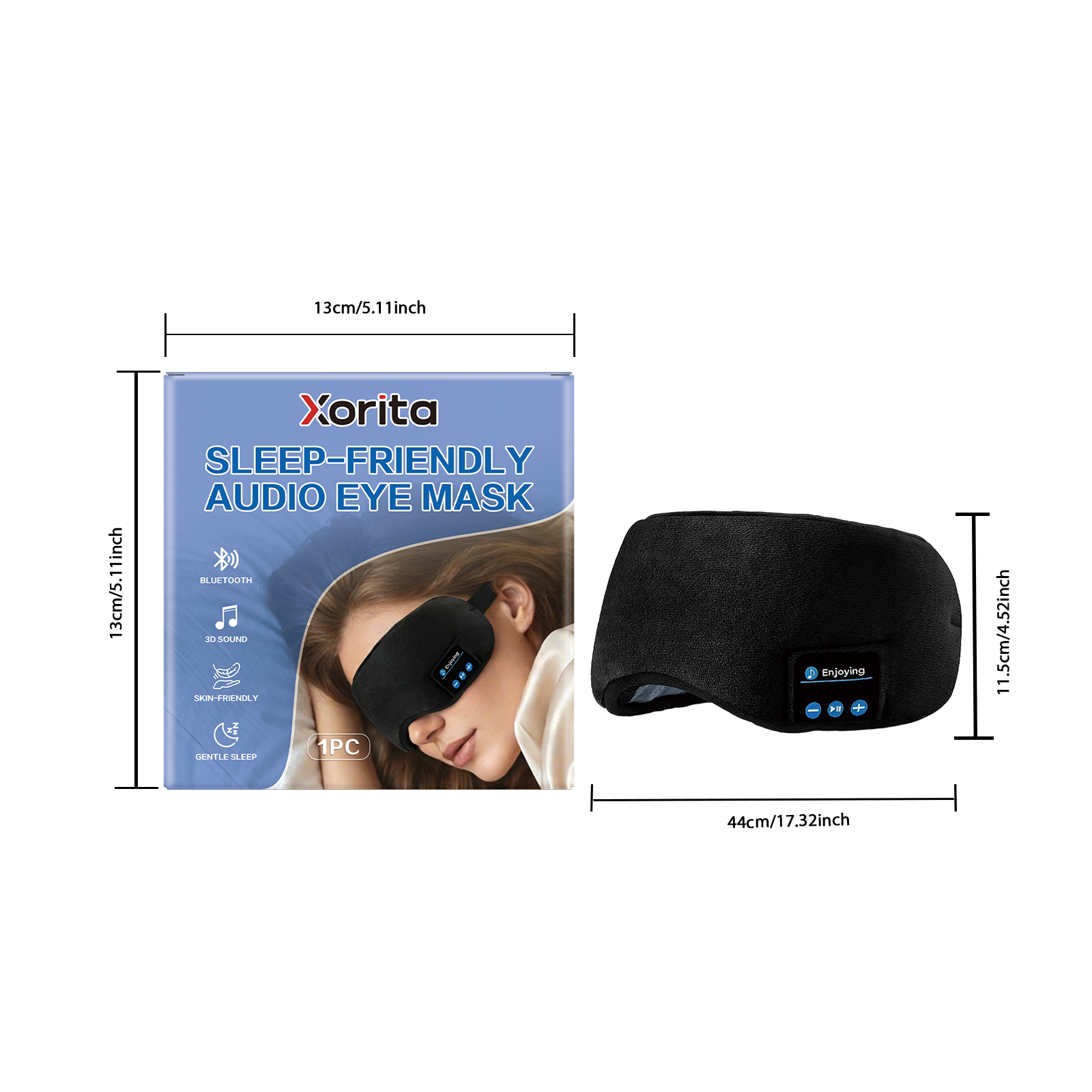 Soft Audio Sleep Eye Mask