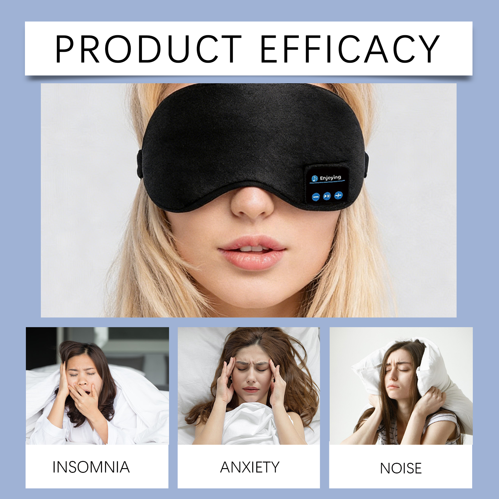 Soft Audio Sleep Eye Mask