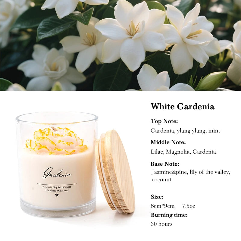 Botanical Glass Jar Scented Candle