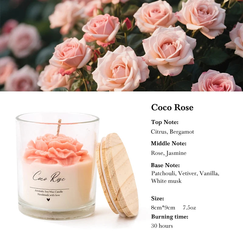 Botanical Glass Jar Scented Candle