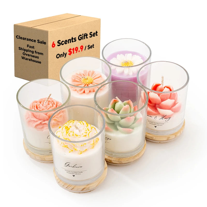 Botanical Scented Candle Gift Set